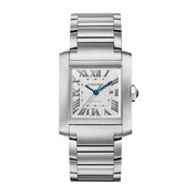Unworn Tank Francaise, Medium Stainless Steel, 32mm x 27mm, Ref# WSTA0074, with box