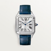 Unworn Santos Dumont, Stainless Steel, 43.5mm x 31.4mm, Ref# WSSA0022, with box