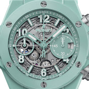 Unworn Big Bang Unico Mint Green Ceramic 42, 441.GS.5221.RX, with box