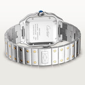 Unworn Santos, Stainless Steel and 18k Yellow Gold, 39.8mm, Ref# W2SA0009, with box