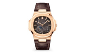 Nautilus Date, Moon Phases Watch, 18k Rose Gold, 40mm, Ref# 5712R-001