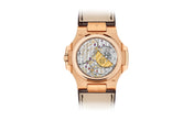 Nautilus Date, Moon Phases Watch, 18k Rose Gold, 40mm, Ref# 5712R-001