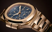 Nautilus Travel Time Chronograph Watch, 18k Rose Gold, 40,5 mm, Ref# 5990/1R-001