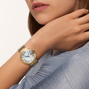 Unworn Ballon Bleu, Stainless Steel and 18k Yellow Gold, 36mm, Ladies, Ref# W2BB0038, with box