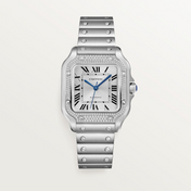 Unworn Santos, Stainless Steel, 35.1mm, Ref# W4SA0005, with box