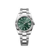 Datejust 41mm, Oystersteel and 18k White Gold, Ref# 126334-0027