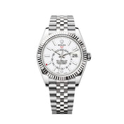 Sky-Dweller 42mm, Oystersteel and 18k White Gold, Ref# 326934-0002