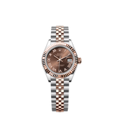 Lady-Datejust 28, Oystersteel and 18k Everose Gold, Ref# 279171-0009