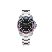 Submariner Silver Blue/Red Diamond, 40mm