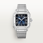 Unworn Santos, Stainless Steel, 35.1mm, Ref# WSSA0063, with box