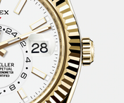 Sky-Dweller 42mm, 18k Yellow Gold, Oysterflex Ref# 326238-0006
