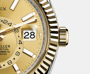Sky-Dweller 42mm, Oystersteel and 18k Yellow Gold, Ref# 326933-0004