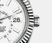 Sky-Dweller 42mm, Oystersteel and 18k White Gold, Ref# 326934-0002