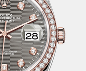 Datejust 36mm, Oystersteel and 18k Everose Gold, Ref# 126281rbr-0029