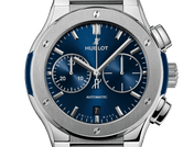 Classic Fusion Blue Chronograph Titanium Bracelet 45mm, Ref# 520.NX.7170.NX