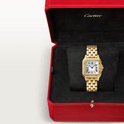 Unworn Panthère Medium, 18k Yellow Gold, Diamonds, 27mm x 36mm, Ref# WJPN0016, with box