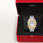 Unworn Santos, Stainless Steel and 18k Yellow Gold, 39.8mm, Ref# W2SA0009, with box