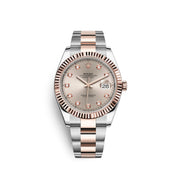 Datejust 41, 18k Everose Gold and Stainless Steel, 41mm, Ref# 126331-0007