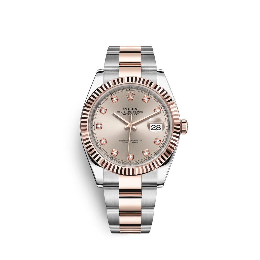 Datejust 41, 18k Everose Gold and Stainless Steel, 41mm, Ref# 126331-0007