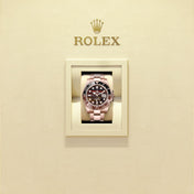Unworn 2025, GMT-Master II, 18k Everose gold, 40mm, Ref# 126715chnr-0002, with box