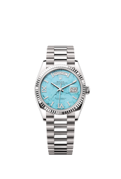 Day-Date 36, 18k White Gold with Diamond-set, 36mm, Ref# 128239-0044