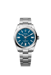 Unworn 2025, Oyster Perpetual, Oystersteel 41mm, Blue dial, Domed Oyster, Ref# 134300-0009, with box