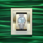 Day-Date 40, Platinum with Diamond-set, 40mm, Ref# 228396tbr-0039
