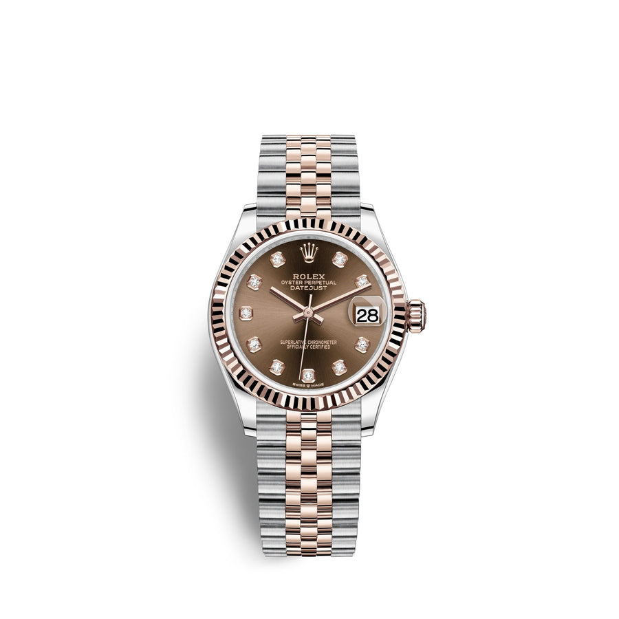 Datejust 31, Oystersteel and 18k Everose Gold, Ref#278271-0028