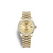 Datejust 31, 18kt Yellow Gold, Ref# 278288RBR-0005