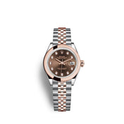 Lady-Datejust 28, Oystersteel and 18k Everose Gold, Ref# 279161-0011