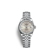 Lady-Datejust 28, Oystersteel and 18k White Gold, Ref# 279174-0005