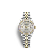 Lady-Datejust 28, Oystersteel and 18k Yellow Gold, Ref# 279383RBR-0003
