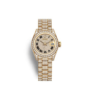 Lady-Datejust 28, 18k Yellow Gold, Ref# 279458RBR-0001