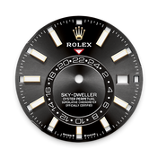 Sky-Dweller, 42mm, Oystersteel and 18k Yellow Gold, Black, Oyster, Ref# 336933-0003