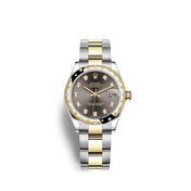 Datejust 31, Oystersteel, 18kt Yellow Gold and diamonds, Ref# 278343RBR-0021