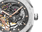 Royal Oak FROSTED GOLD DOUBLE BALANCE WHEEL OPENWORKED Ref# 15407BC.GG.1224BC.01