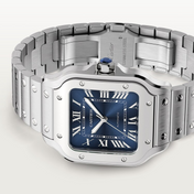 Unworn Santos, Stainless Steel, 35.1mm, Ref# WSSA0063, with box