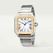 Unworn Santos, Stainless Steel and 18k Yellow Gold, 39.8mm, Ref# W2SA0009, with box