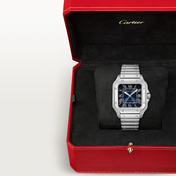 Unworn Santos, Stainless Steel, 35.1mm, Ref# WSSA0063, with box