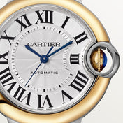 Unworn Ballon Bleu, Stainless Steel and 18k Yellow Gold, 36mm, Ladies, Ref# W2BB0038, with box