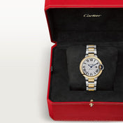 Unworn Ballon Bleu, Stainless Steel and 18k Yellow Gold, 36mm, Ladies, Ref# W2BB0038, with box