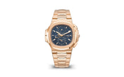 Nautilus Travel Time Chronograph Watch, 18k Rose Gold, 40,5 mm, Ref# 5990/1R-001