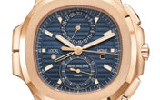 Nautilus Travel Time Chronograph Watch, 18k Rose Gold, 40,5 mm, Ref# 5990/1R-001