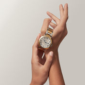 Unworn Ballon Bleu, Stainless Steel and 18k Yellow Gold, 42mm, Ref# W2BB0039, with box