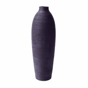 Better Homes & Gardens Black Textured Ceramic Floor Vase, 24 in