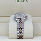 Lady-Datejust 28, Oystersteel and 18k Everose Gold, Ref# 279381RBR-0013
