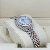 Lady-Datejust 28, Oystersteel and 18k Everose Gold, Ref# 279381RBR-0013