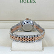 Lady-Datejust 28, Oystersteel and 18k Everose Gold, Ref# 279381RBR-0013