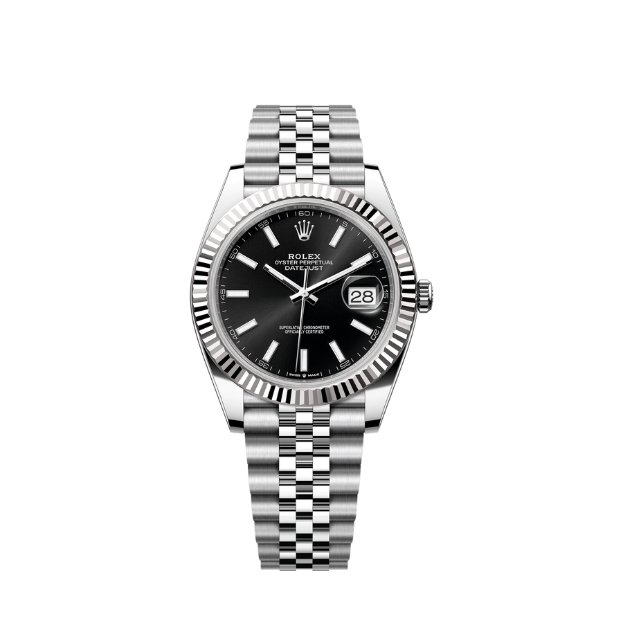Datejust 41 Oystersteel and white gold Ref# 126334-0018