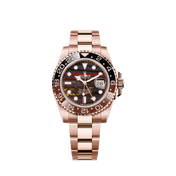 Unworn 2025, GMT-Master II, 18k Everose gold, 40mm, Ref# 126715chnr-0002, with box